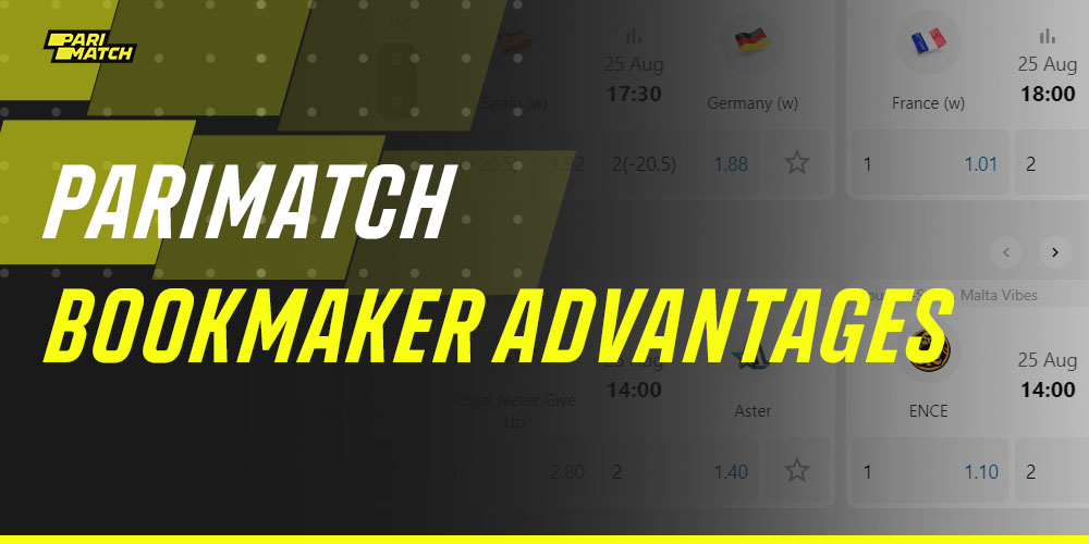 Parimatch Bookmaker advantages